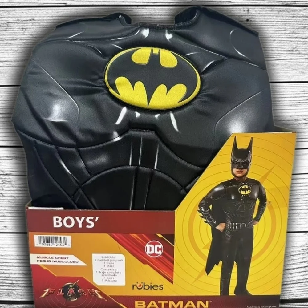 DC Batman Halloween Costume Perfect for Any Hero! Sz S (6-7) by Rubies - Picture 8 of 11
